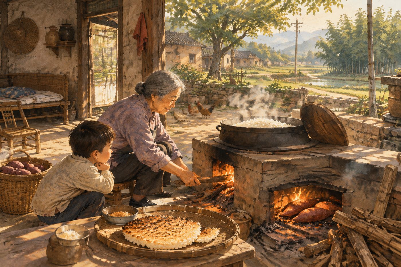外婆的灶台