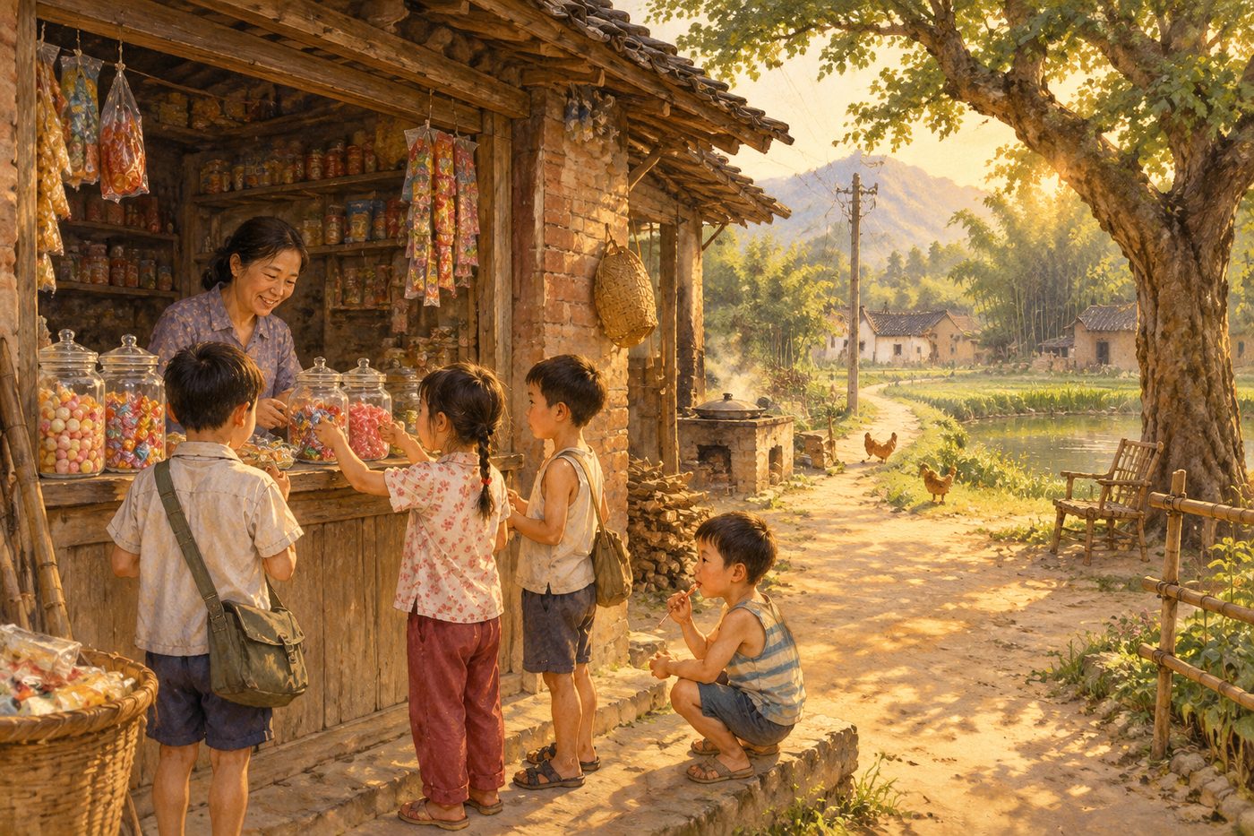 村口的小卖部 村口的小卖部